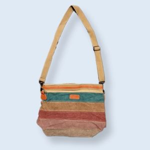 Retro Canvas Cross-Body Bag